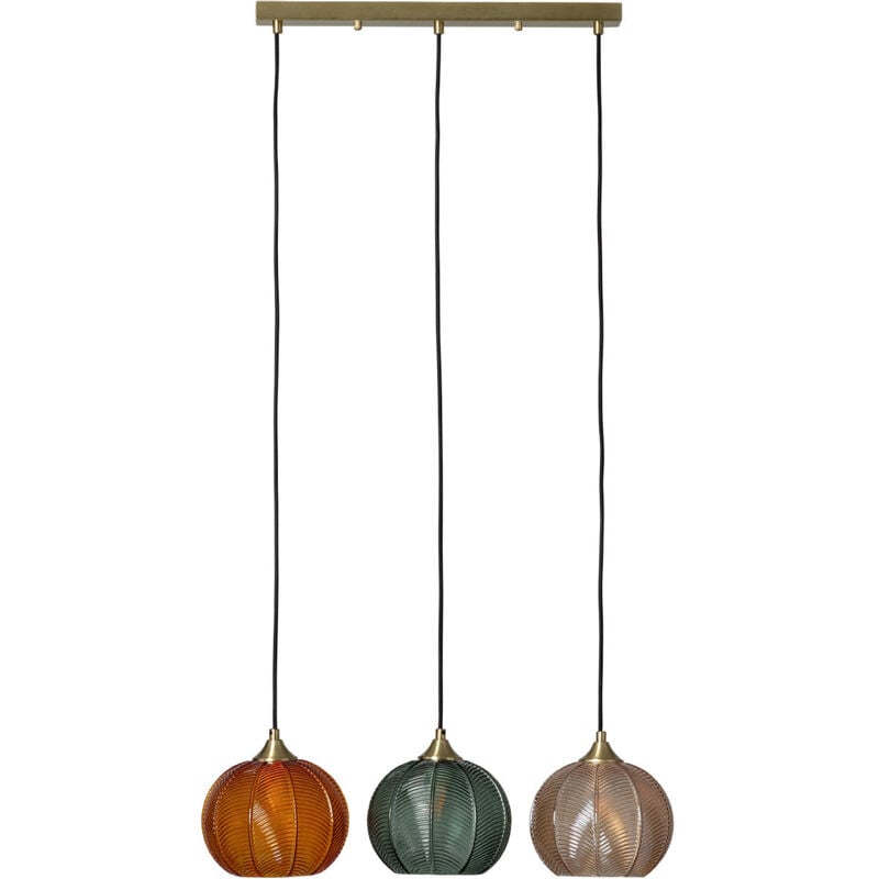 Ledkia - Suspension Verre Big Klimt Multicolore