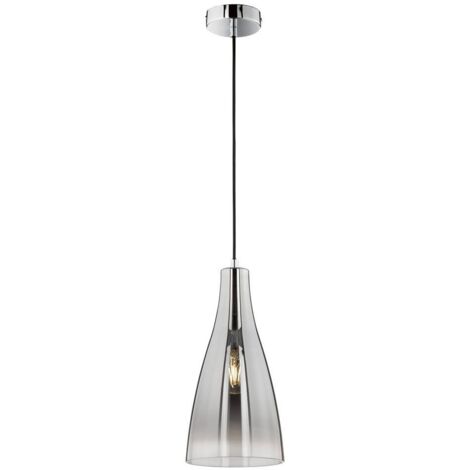 Suspension verre fumé Ø 23 cm - Fischer & Honsel - Zeal