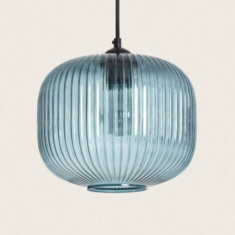 Suspension Verre Modra Bleu