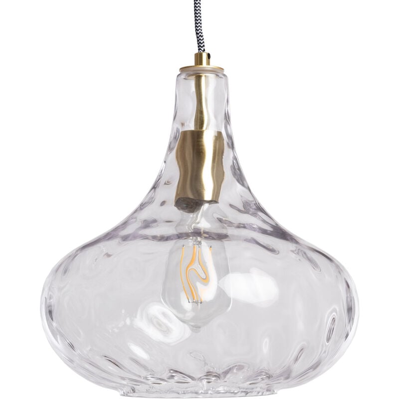 Ledkia - Suspension Verre Tassel Transparent