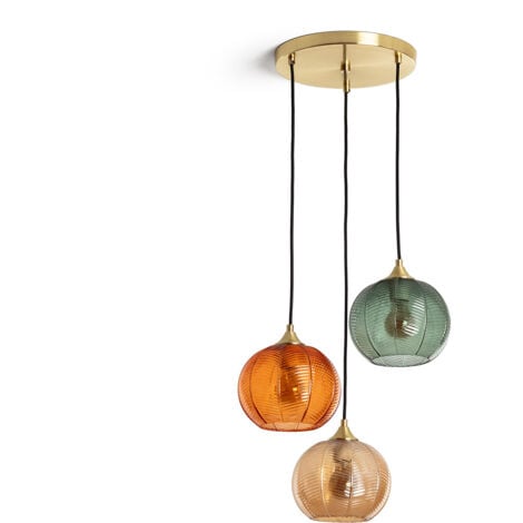 LEDKIA Suspension Verre Tri Klimt Multicolore
