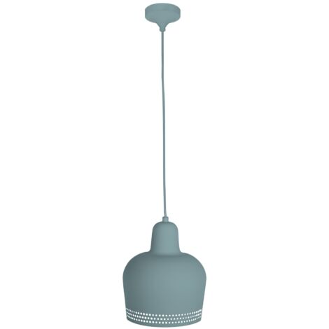 Suspension vert menthe mat, douille E27