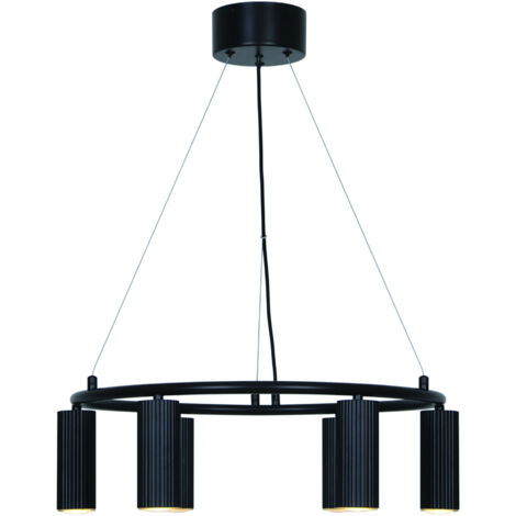 Suspension VICO chandelier Aluminium Noir, H.17  IP20  GU10 /Nordlux  Intérieur