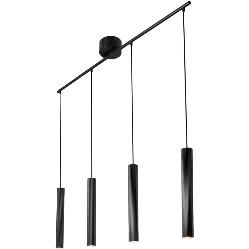 Suspension vico 3-Rondel Métal Noir, H.40 - IP20 - GU10 / Nordlux Intérieur