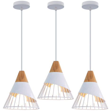 Suspension vintage, plafonnier industriel en métal, lustre moderne avec ampoule, suspension pour salle à manger, café, lumière chaude 3000 K