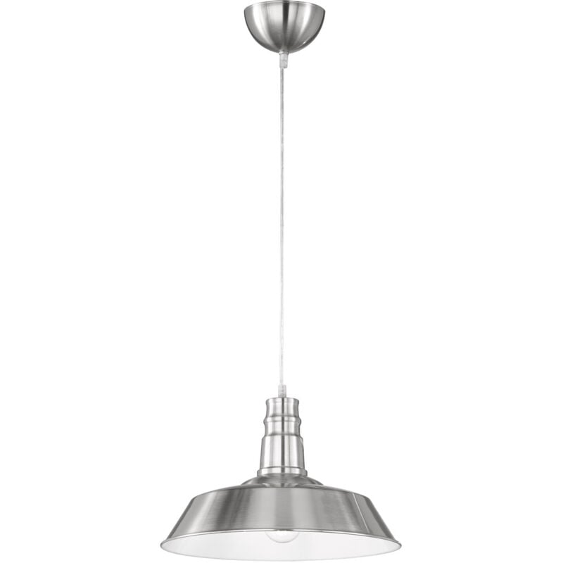 Trio Lighting - Will indoor hanging lamp ip20 e27 60w suspension mÉtallique de couleur nickel mat r30421007