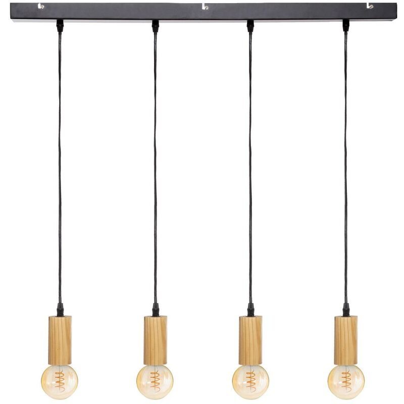 Atmosphera - Suspension Ays beige L80cm créateur d'intérieur