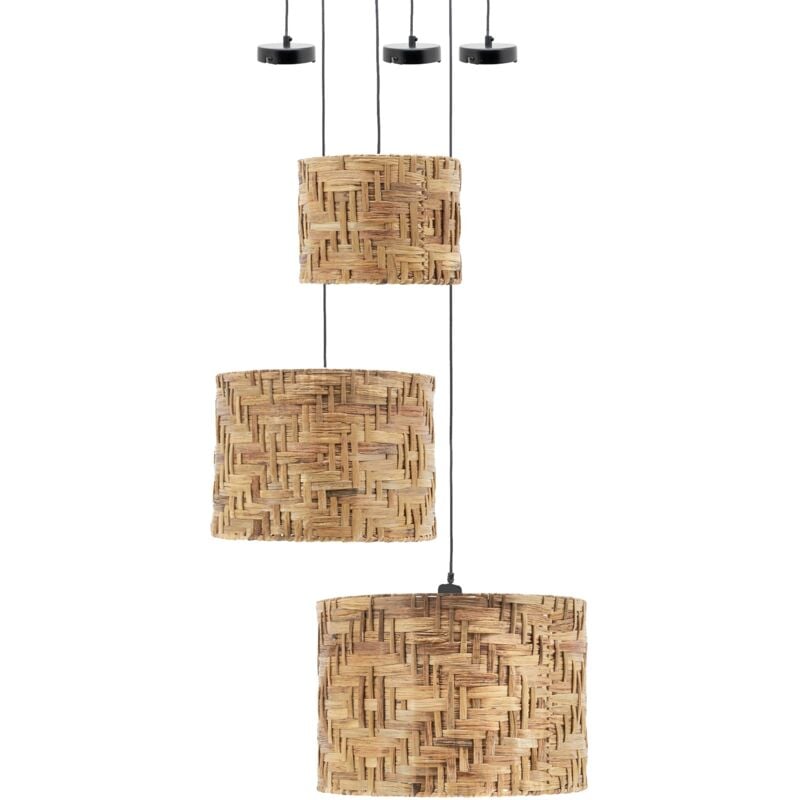 Suspensions en jonc de mer (Lot de 3)