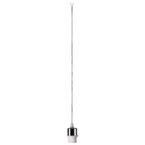 Suspensions FENDA suspension intérieure chrome E27 60W max câble nu sans patère de 15m - SLV 132662