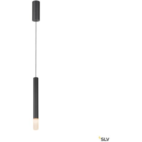 Suspensions LED HELIA AMBIENT 35 suspension int avec patère noir LED 9W 3000K variable - SLV 1003436