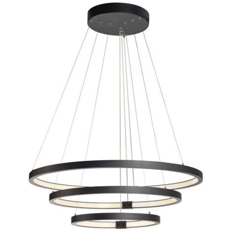 Suspensions LED ONE TRIPLE suspension LED intérieur noir LED 64 W IP 20 - SLV 1002913