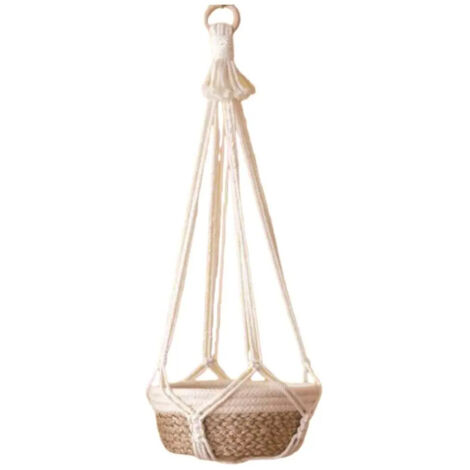 Suspensions pour plantes en macram pour la dcoration de jardin