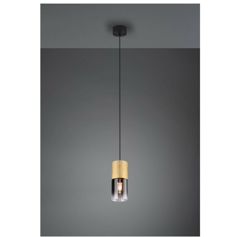 Trio - Suspension simple Robin Laiton Verre Fumé Lighting