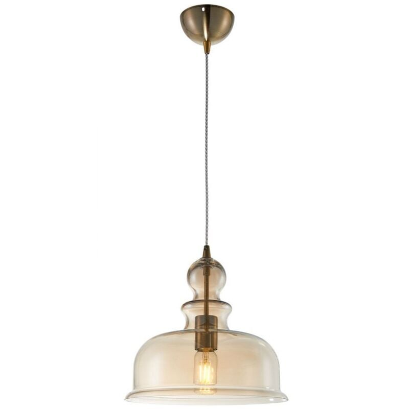 Tone Plafonnier Dome Bronze, 1 lumière, E27