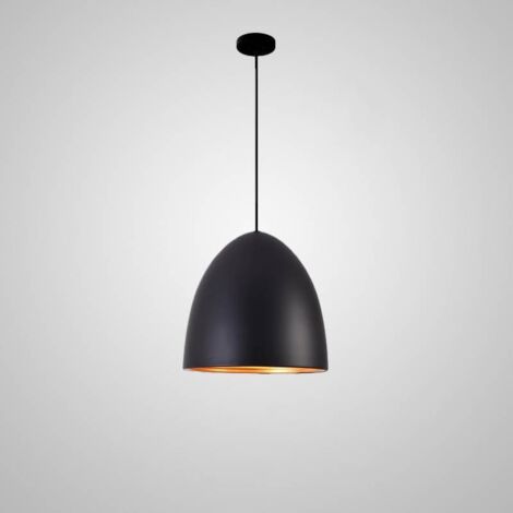 suspensions vintage , luminaires style industriel , plafonnier vintage , éclairage intérieur , lampe cuisine salon salle à manger chambre , noir , 230V,Ø 300mm