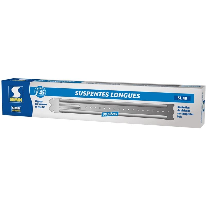 Semin - Suspentes longues sl 40 400 mm F45 - Boite de 50