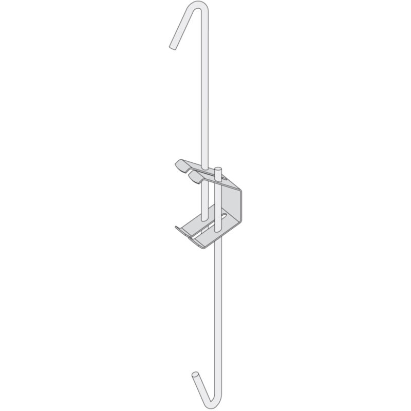 Suspente réglable 60 à 100 cm - boîte de 100 pour dalle plafond - EUROCOUSTIC