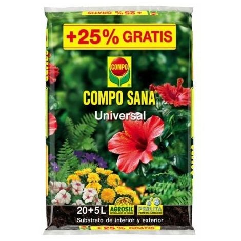 COMPO AGRICULTURA SUSTRATO CULTIVO UNIV COMPO COMPOSANA 1120904011 25 LT