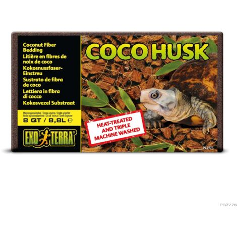 Sustrato de fibra de coco comprimida Exo Terra Coco Husk - 650 g