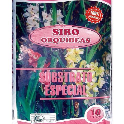 Sustrato Especial Orquideas. 100% Ecológico. Envase 10 Litros