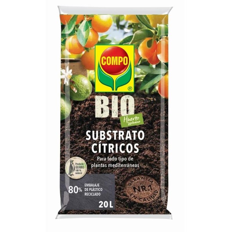 

Sustrato Huerto urbano Cítricos ecológico 20 L