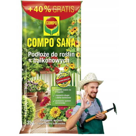 Sustrato para plantas de balcón 35L universal
