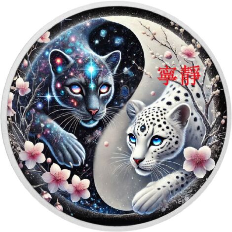 Susurros del Cosmos: Un cuento de dos almas 1 oz Plata coloreada