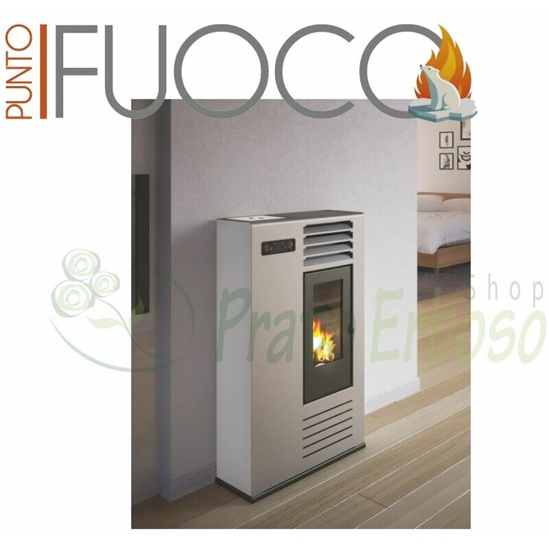 

Susy - Estufa de pellets de 7,5 Kw de marfil