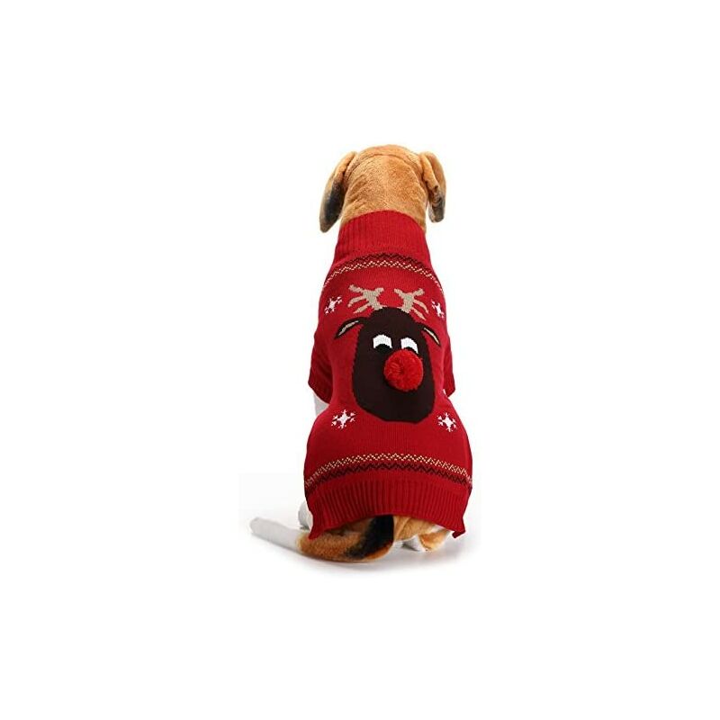 

Suéter para perros, suéter de invierno para perros, suéter con estampado navideño - abrigo de invierno de punto - ropa para mascotas - suéter de moda