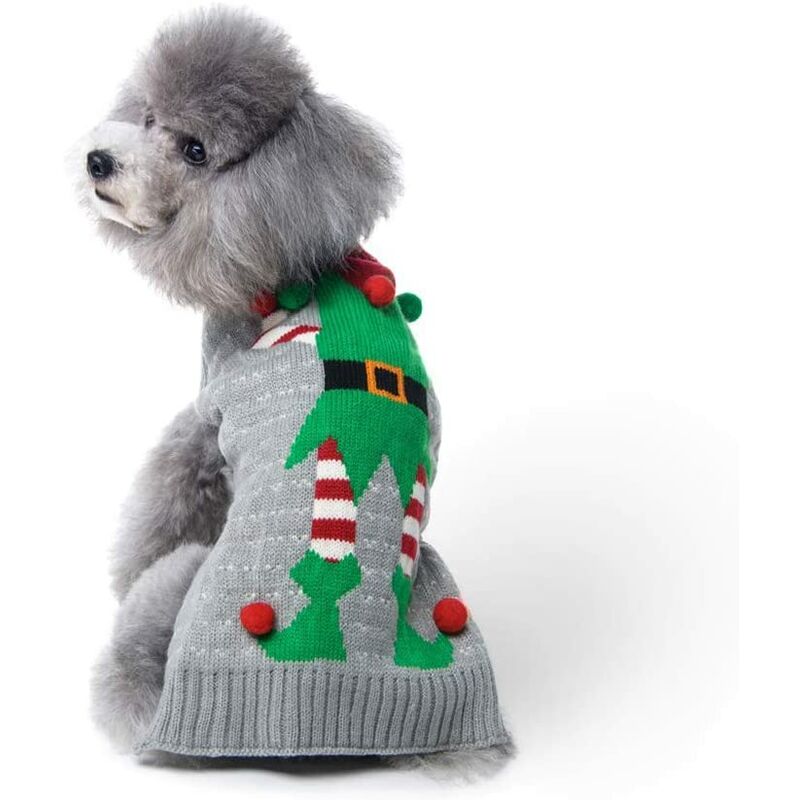 

Suéter para perros, suéter de invierno para perros, suéter con patrón navideño - abrigo de invierno de punto - ropa para mascotas - suéter de moda