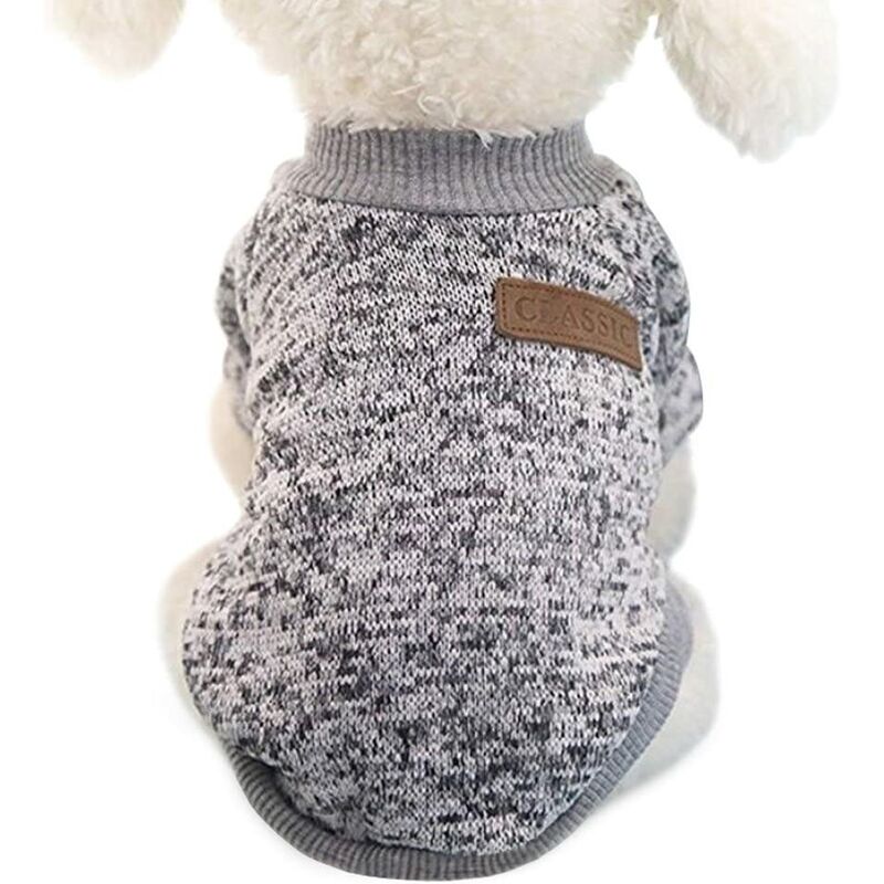 

Suéter para perros, suéteres cálidos para perros, ropa para gatos, abrigo de lana para mascotas para cachorros de perros pequeños, medianos y grandes