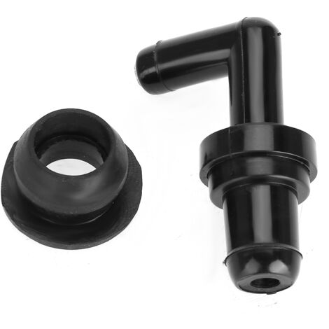 Suuonee PCV-Ventil, schwarzes 90° PCV-Ventil-Kit für 17130PK1003 17130-PM6-003.