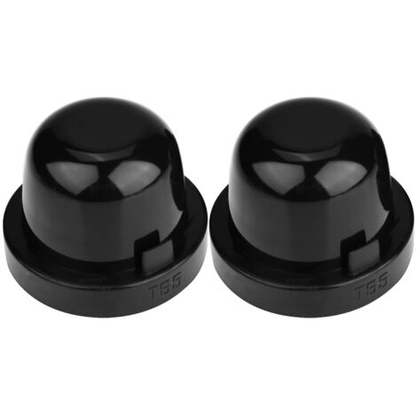 Suuonee Scheinwerfer-Staubkappen, 2 Stück 65 mm LED wasserdichte staubdichte Gummi-Scheinwerfer-Dichtungskappen.