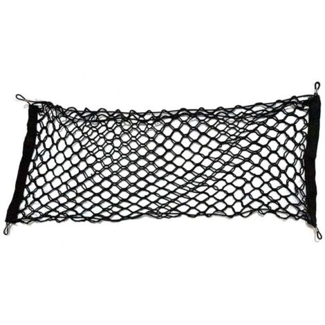 SUV dog fence, 110 x 60 cm pet net with hooks, expandable mesh cargo net