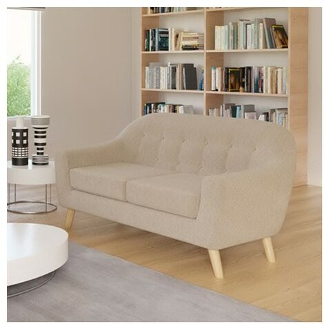 SUVI 2-Sitzer-Sofa / Beige/ 146x82x81 cm