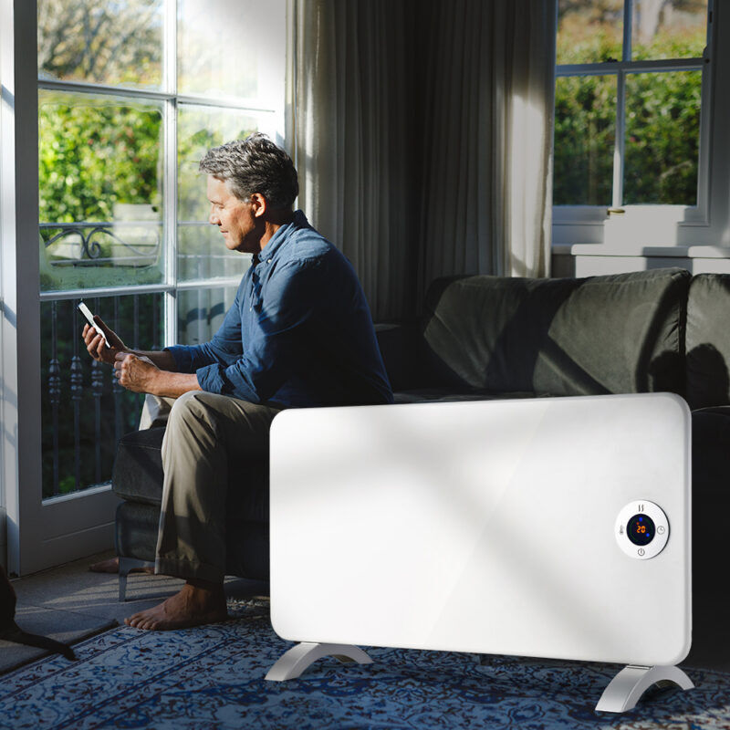 

SVCA2000RP Radiador Plano de Cristal en Blanco. 2000 W de Potencia. 2 Niveles de Potencia. Display Led Táctil - Svan