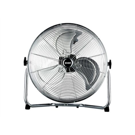 Svan SVVE451C Ventilador de Suelo Industrial 110W Cromado