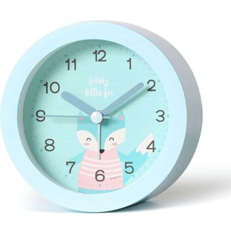 Sveglia per bambini, Sveglia analogica, Orologio per bambini con lancette, Sveglia mattutina per bambini, Sveglie silenziose, Sveglia silenziosa per bambini, Orologio per bambini senza coperchio, Sveg