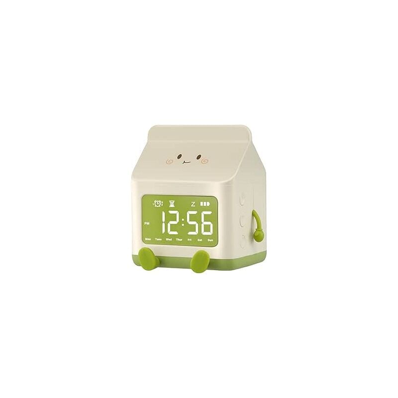 Image of Sveglia per bambini, Sveglia digitale a LED per bambini, Funzione snooze, 5 suoni, Visualizzazione dell'ora e della settimana, Schermo LED, Sveglia