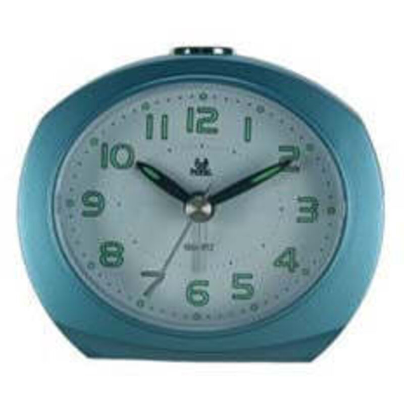 Sveglia shell blu 3 funzioni Movimento silenzioso Fronte blu fer 259613