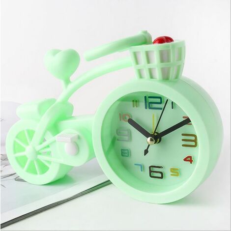 Orologio da tavolo in ferro con sveglia con strumento musicale gadget decorazione regalo artigianale 