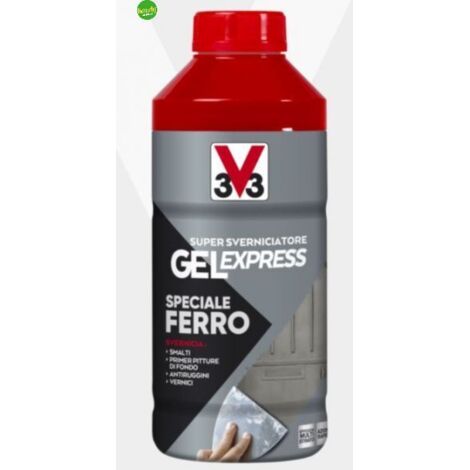 Sverniciatore gel V33 express speciale ferro trasparente lt.0,50