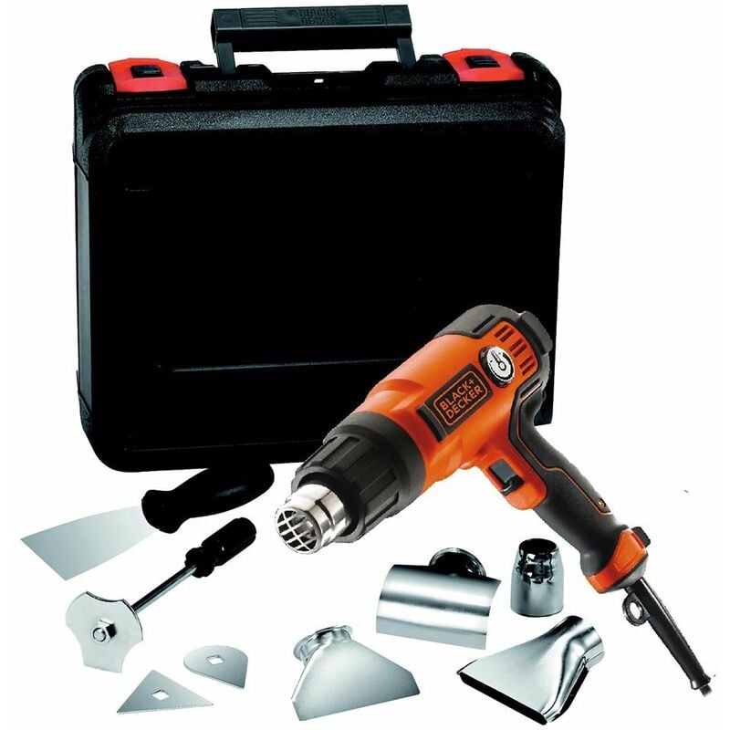 Image of Black&decker - Pistola Termica ad Aria Calda Sverniciatore 2000W - 65/645°C - Kx2200K