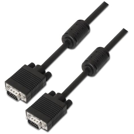 SVGA Stecker-Stecker Kabel HDB15 mit Ferrit 2m