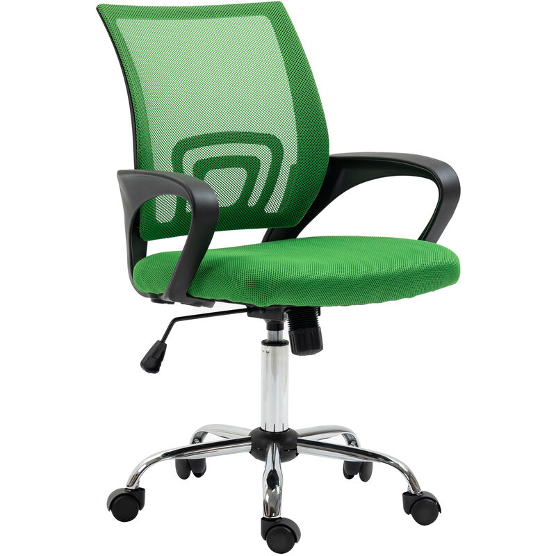 Svita - Chaise de bureau Enfants Jeunes Tissu Chaise de bureau Vert foncé