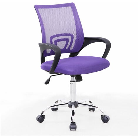 CHAISE DE BUREAU SANS BRAS - VIOLET