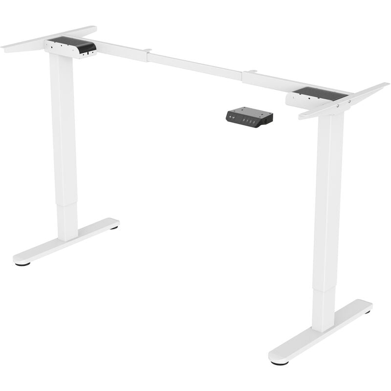 Svita - dobon structure de bureau électrique double moteur blanc