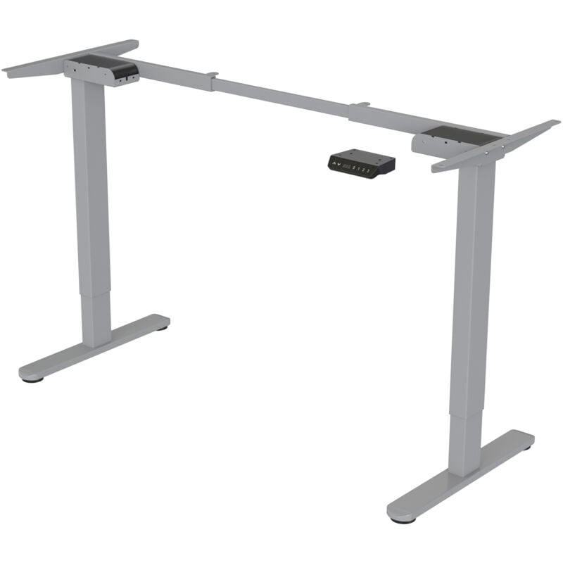 Svita - dobon structure de bureau électrique double moteur gris