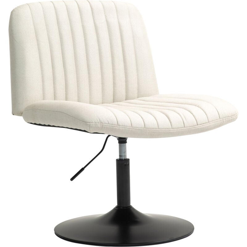 Emily chaise longue, chaise de relaxation, réglable en hauteur, rotative à 360°, beige - Svita