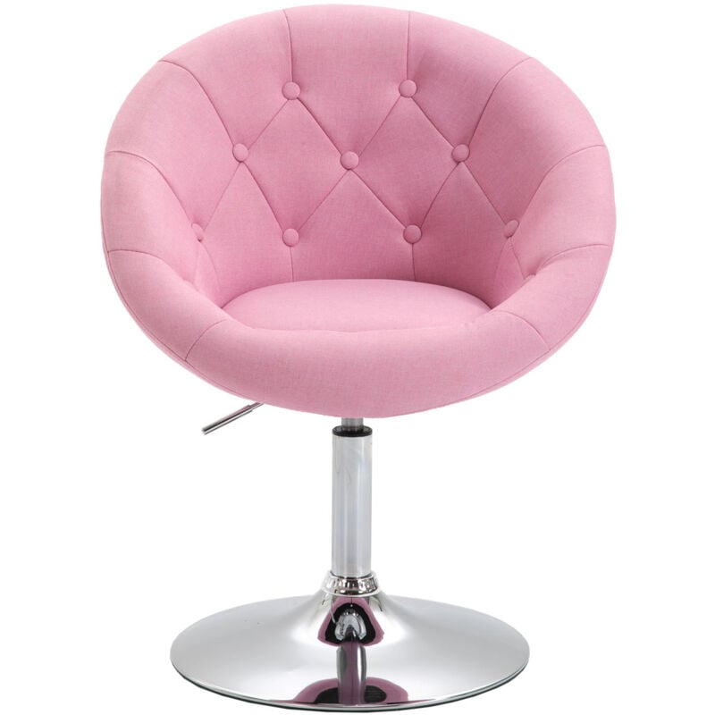 Havanna Fauteuil Lounge rose Fauteuil club Tabouret de bar Fauteuil pivotant rétro - Svita